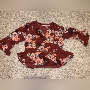 Women’s Fall Peplum shirt